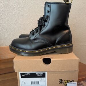 Dr. Martens Black Leather Lace-Up Boots
